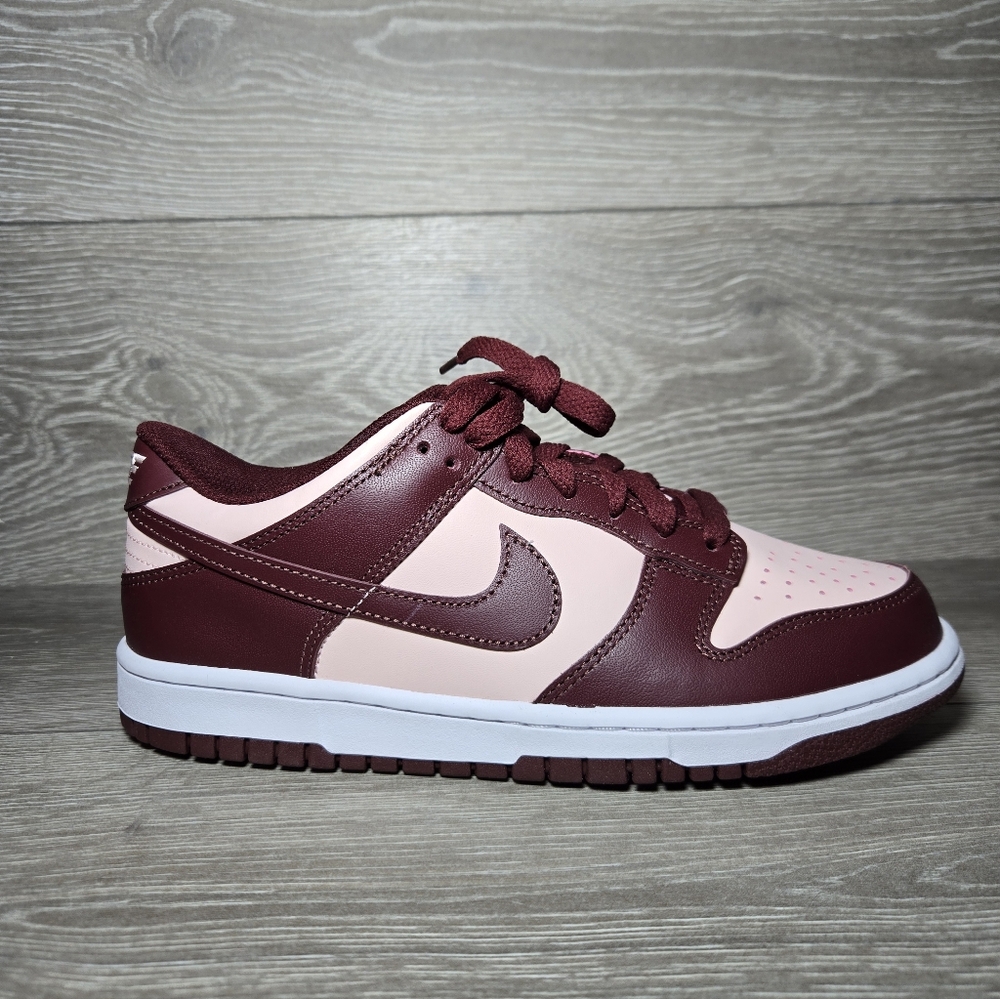 Nike Dunk Low GS Sneakers Dark Team Red FB9109-600 Size 7 Youth / 8.5 Women New